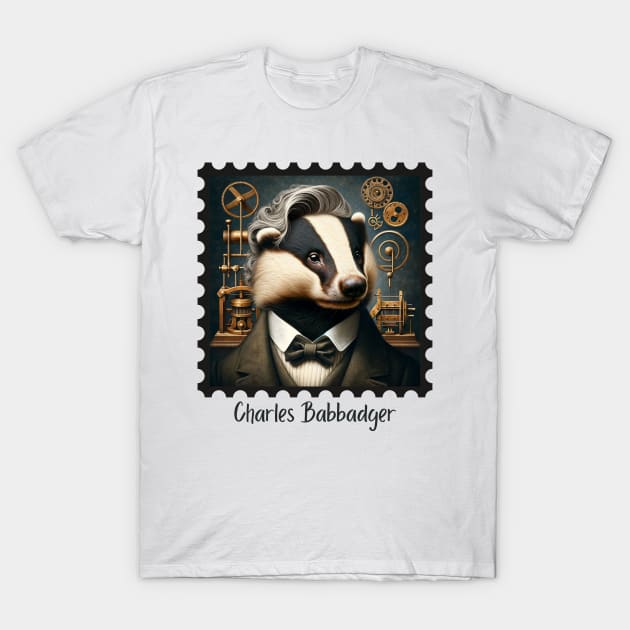 Charles Babbadger T-Shirt by EarthisticWear